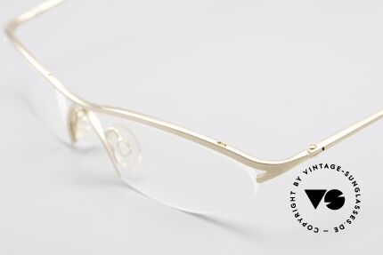 Bugatti 342 Odotype Semi Rimless Nylor Frame, demo lenses are fixed with a Nylor thread, Made for Men