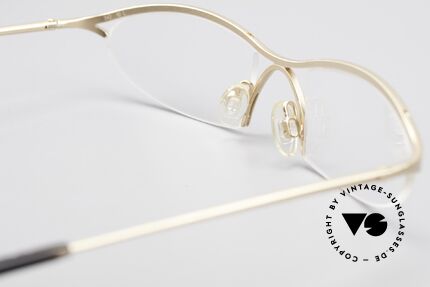 Bugatti 342 Odotype Semi Rimless Nylor Frame, Size: medium, Made for Men