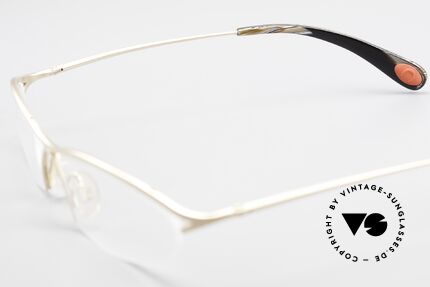 Bugatti 342 Odotype Semi Rimless Nylor Frame, Size: medium, Made for Men