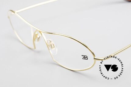 Bugatti 345 Odotype Men's Designer Vintage Frame, very special lens construction; TOP comfort, Made for Men