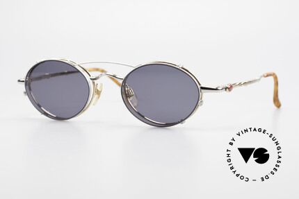 Bugatti 29508 Vintage Glasses with Sun Clip, classic Bugatti sunglasses from app. 1995/96, Made for Men