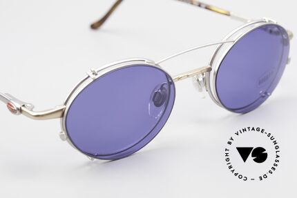 Bugatti 31239 Vintage Glasses with Clip On, NO retro shades, but a true old 90's ORIGINAL, Made for Men