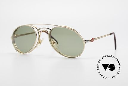 Bugatti 03308 True 80's Frame With Clip On, classic Bugatti 'sunglass' design' from approx. 1989, Made for Men