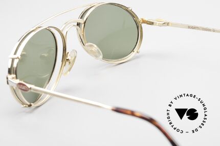 Bugatti 03308 True 80's Frame With Clip On, NO RETRO fashion, but an authentic old 80's original, Made for Men