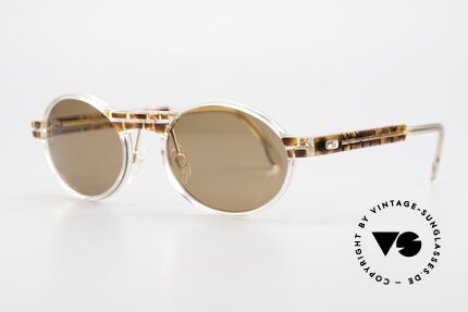 Cazal 510 Limited Oval Vintage Cazal, special edition with crystal clear frame - truly unique!, Made for Men and Women