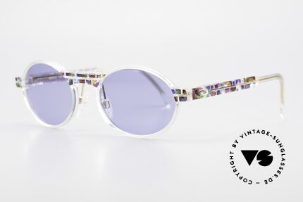 Cazal 510 Oval Vintage Cazal Limited, special edition with crystal clear frame - truly unique!, Made for Men and Women