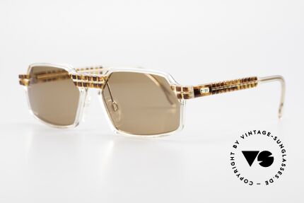 Cazal 511 Limited 90's Cazal Sunglasses, special edition with crystal clear frame - truly unique!, Made for Men and Women