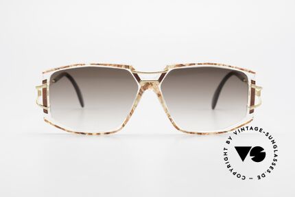 Cazal 362 Ladies Sunglasses 90's Cazal, exciting ornamental piece on bridge and temple hinges, Made for Women