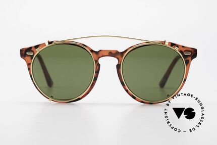 Carrera 5256 Clip Panto Frame Johnny Depp Style, more 'classic' in coloring and design isn't possible!, Made for Men and Women