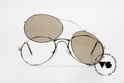 Bugatti 03323 Men's 80's Frame With Clip On, NO RETRO fashion, but an authentic old 80's original, Made for Men