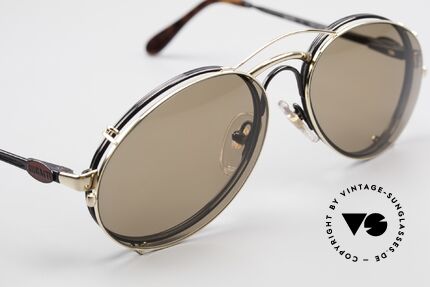 Bugatti 03326 Men's 80's Eyeglasses Clip On, unworn (like all our vintage Bugatti designer shades), Made for Men