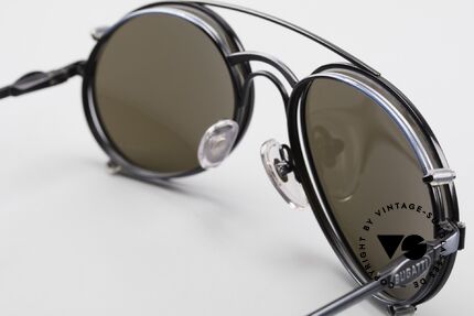 Bugatti 03328 Men's 80's Sunglasses Clip On, thus reduced to 349€; check the photos of the backside!, Made for Men