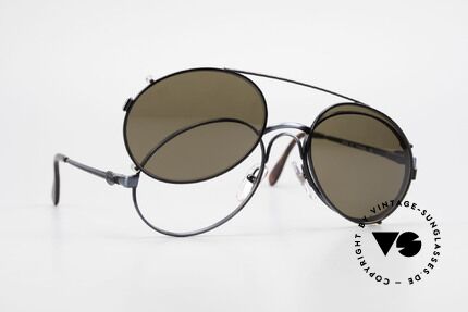 Bugatti 03328 Men's 80's Sunglasses Clip On, Size: medium, Made for Men