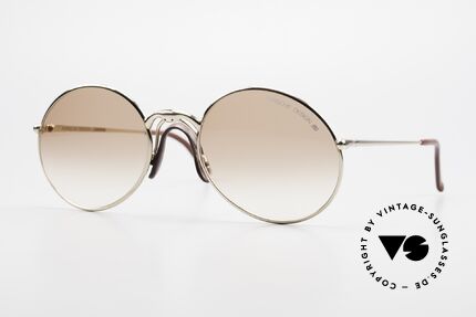 Porsche 5658 Round Vintage Sunglasses 90s, luxury round designer sunglasses by Porsche Design, Made for Men
