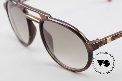 Dunhill 6114 Oval Round Vintage Sunglasses, manly british design from the 90's - brown colored, Made for Men