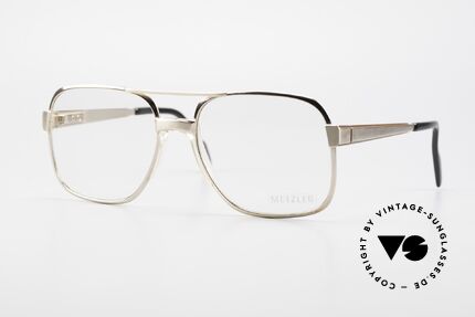 Metzler 0768 80's Old School XL Glasses, original METZLER eyeglasses from the early 1980's, Made for Men