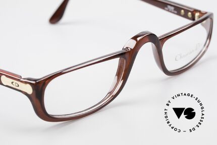 Christian Dior 2075 Reading Glasses Large Optyl, unique frame pattern / coloring; size 52-24 (L size), Made for Men and Women