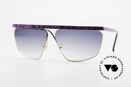 Casanova CN7 Gold-Plated Luxury Sunglasses, excentric Italian XL sunglasses design by Casanova, Made for Men and Women