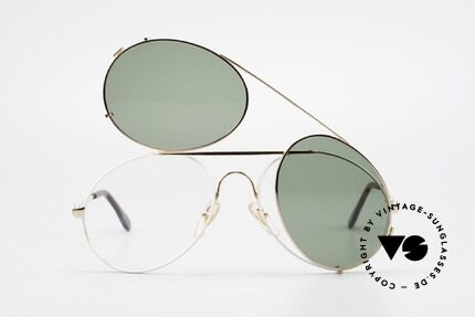 Bugatti 65987 80's Vintage Frame Clip On, unworn; like all our vintage Bugatti sunglasses, Made for Men