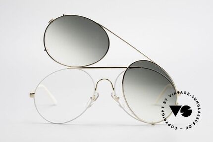 Bugatti 65987 XL 80's Vintage Frame Clip On, unworn; like all our vintage Bugatti sunglasses, Made for Men