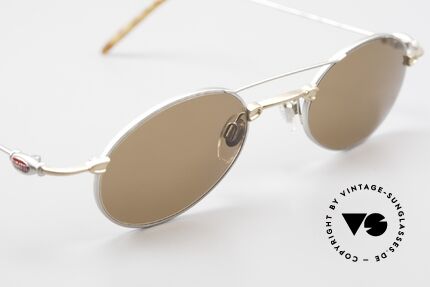Bugatti 10868 Luxury Vintage Sunglasses 90s, NO RETRO fashion, but a unique 25 years old original, Made for Men