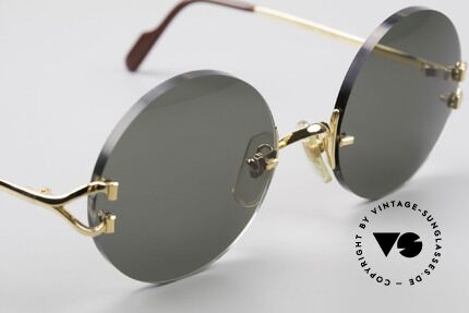 Cartier Madison Round Luxury Sunglasses 90's, 135mm temples and 125 width = rather a SMALL size!, Made for Men and Women