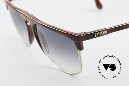 Ferrari F27/S 90's Carbonio Folding Shades, rare vintage shades of the FERRARI FORMULA series, Made for Men