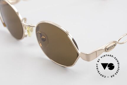 Moschino MM344 Ladies Designer Sunglasses 90s, thus, top-quality (spring hinges & copper alloying), Made for Women