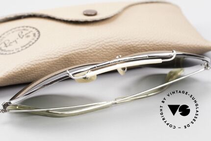 Ray Ban Shooter White Gold 80's Limited Edition, Size: medium, Made for Men