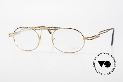 Cazal 762 Oval Vintage Eyeglasses 90's, oval vintage eyeglass-frame by CAZAL from 1997, Made for Men and Women