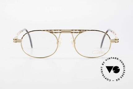 Cazal 762 Oval Vintage Eyeglasses 90's, very creative frame construction (typically Cazal), Made for Men and Women