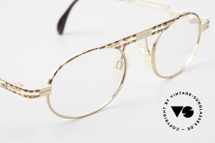Cazal 762 Oval Vintage Eyeglasses 90's, NO retro; but a 1990's 'made in Germany' original, Made for Men and Women