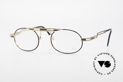 Cazal 762 Oval 90's Vintage Eyeglasses, oval vintage eyeglass-frame by CAZAL from 1997, Made for Men and Women
