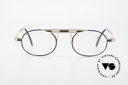Cazal 762 Oval 90's Vintage Eyeglasses, very creative frame construction (typically Cazal), Made for Men and Women