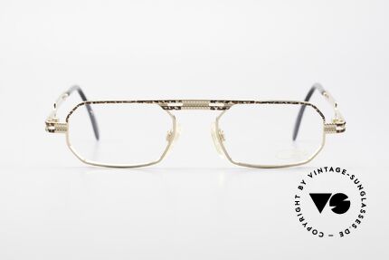 Cazal 767 Square Vintage Eyeglasses 90's, very creative frame construction (typically Cazal), Made for Men and Women