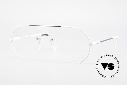 Cazal 723 Rimless 80's Aviator Frame Details