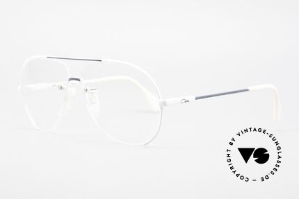 Cazal 723 Rimless 80's Aviator Eyeglasses, the ordinary 'aviator style' interpreted by Mr. Cazal, Made for Men