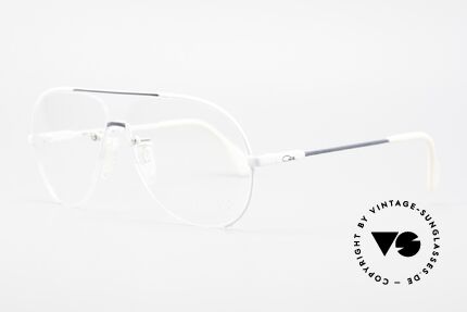 Cazal 723 Rimless 80's Aviator Frame, the ordinary 'aviator style' interpreted by Mr. Cazal, Made for Men