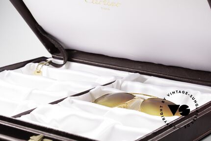 Cartier_ Case For 10 Glasses For all vintage Cartiers Frames, but the sunglasses ARE NOT PART of this offer, Made for Men and Women