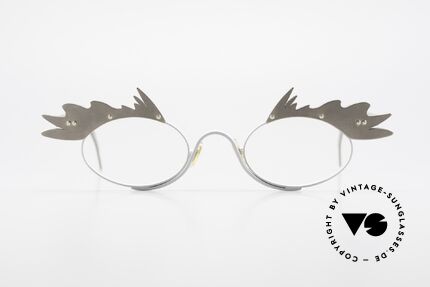 Theo Belgium Karo Vintage Ladies Eyeglasses 90's, founded in 1989 as 'opposite pole' to the 'mainstream', Made for Women
