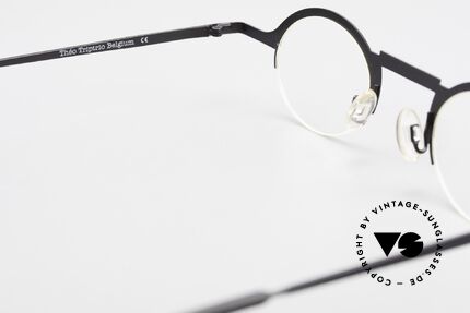 Theo Belgium Triptrio Round Designer Eyeglasses, demo lenses can be replaced with optical (sun) lenses, Made for Men and Women