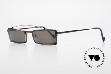 Theo Belgium XXM Clip On Designer Frame Square, made for the avant-garde, individualists, trend-setters, Made for Men and Women