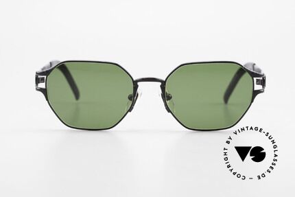 Jean Paul Gaultier 58-4173 Square Old 90's Designer Shades, with some subtle "J.P.G." details on the frame, Made for Men and Women