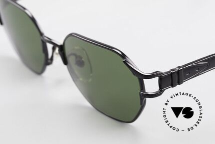 Jean Paul Gaultier 58-4173 Square Old 90's Designer Shades, high-end CR39 sun lenses (100% UV protection), Made for Men and Women
