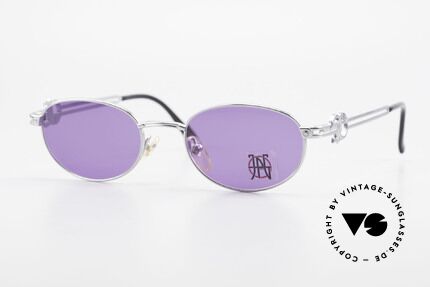 Jean Paul Gaultier 57-5101 Oval JPG Vintage Sunglasses, oval vintage sunglasses by Jean Paul GAULTIER, Made for Men and Women