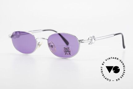 Jean Paul Gaultier 57-5101 Oval JPG Vintage Sunglasses, surpreme crafting & surface quality of the 90's, Made for Men and Women