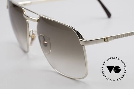 Dunhill 6011 Gold Plated 80's Sunglasses, 'barley': hundreds of minute facets to give a soft sheen, Made for Men