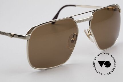 Dunhill 6011 Gold Plated Sunglasses 80's, unworn, NOS (like all our VINTAGE Dunhill sunglasses), Made for Men
