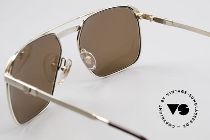 Dunhill 6011 Gold Plated Sunglasses 80's, NO RETRO frame, but a precious old original from 1984, Made for Men