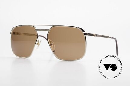Dunhill 6011 Gold Plated Sunglasses 80's Details